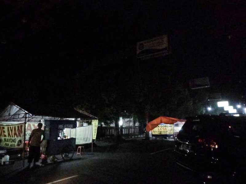 Hampir Sepekan, Lampu Jalan Mayong Mati