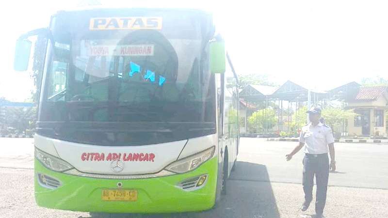 Puluhan Bus Jalani Uji Kelaikan di Terminal Bus Kebumen