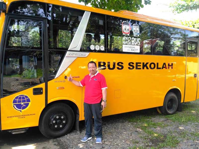 Februari Bus Sekolah Bantuan Kemenhub Mulai Beroperasi