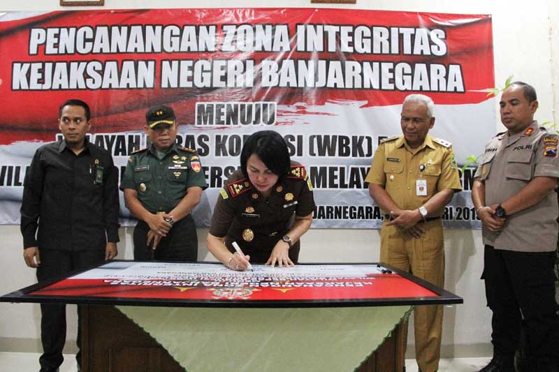 Kejari Dicanangkan Jadi Zona Integritas