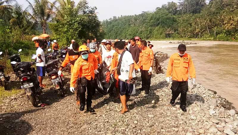 Korban Hanyut di Sungai Serayu Ditemukan