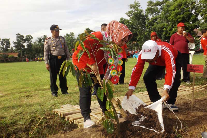 Tiwi Apresiasi Pembangunan Desa Kalialang