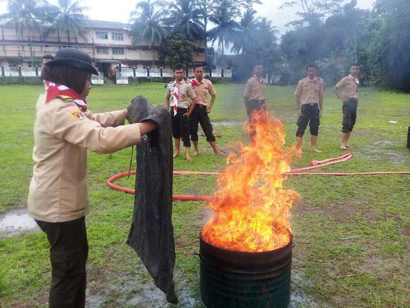 Pramuka Terus Digembleng Menangani Bencana