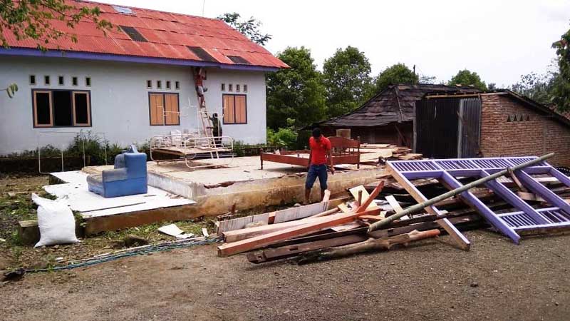 Angin Ribut Rusak Rumah di Enam Kecamatan