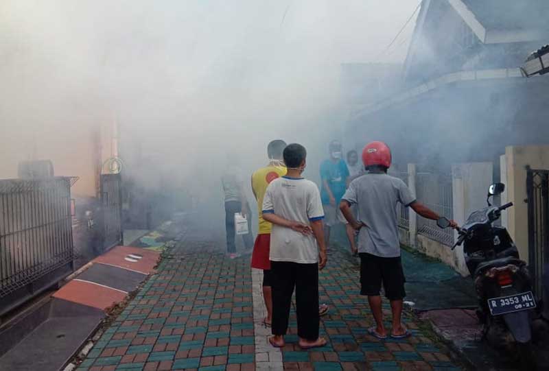 DB Merebak,  di Bojanegara 450 Rumah Difogging