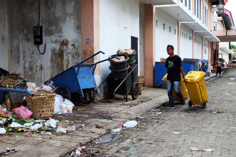 Soal Sampah di Pasar,  Dinperindag Terbentur Anggaran
