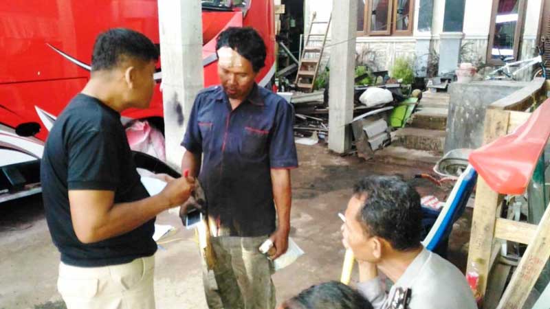 Tabung Freon Meledak, Dua Orang Terluka