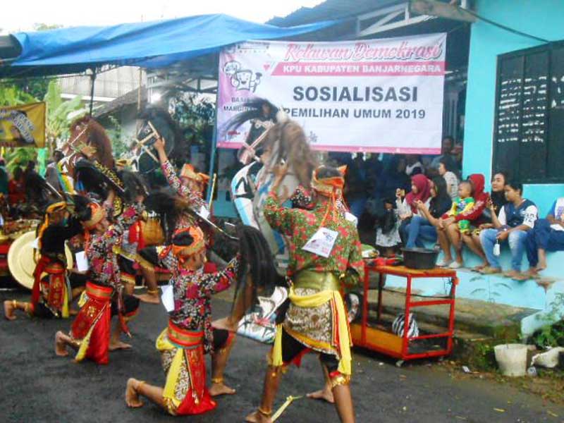 Kuda Kepang Jadi Sarana Sosialisasi Pemilu