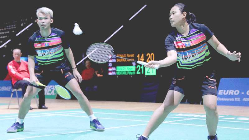 Rinov/Pitha Tumbangkan Unggulan Kedua