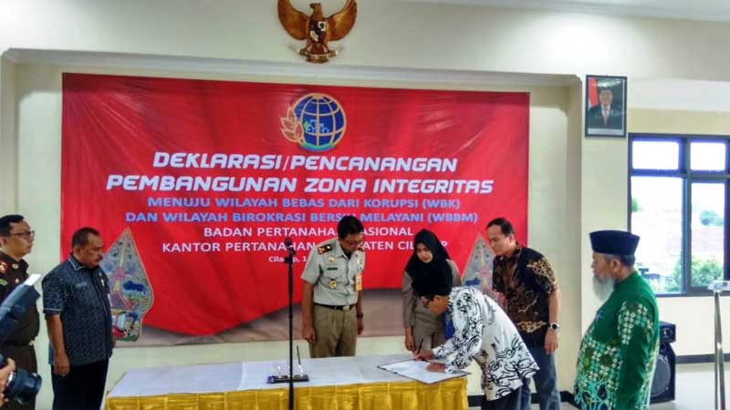 BPN Cilacap Ditarget 50.000 Sertifikat