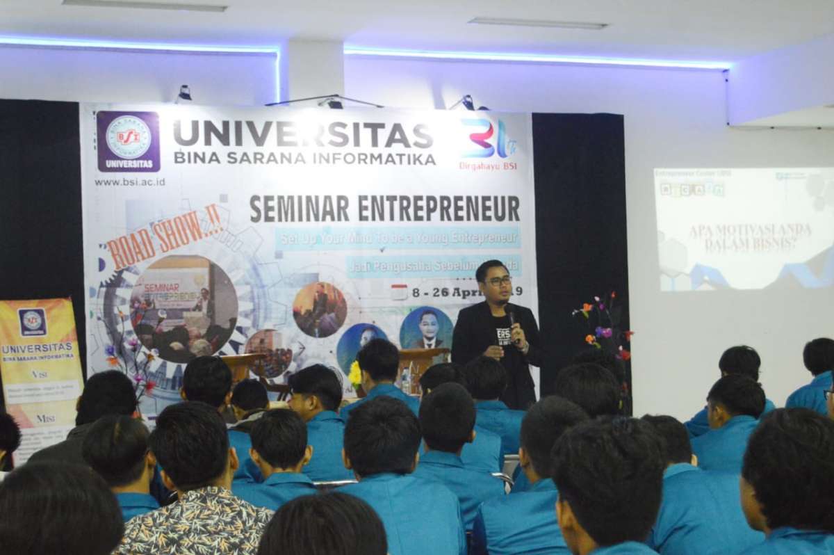 BSI Entrepreneur Centre Dorong Mahasiswa Berani Berbisnis Melalui Seminar Entrepreneur