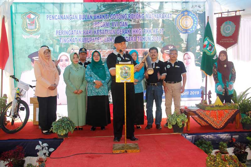 Bulan Bhakti Gotong Royong Dipusatkan di Kasmaran