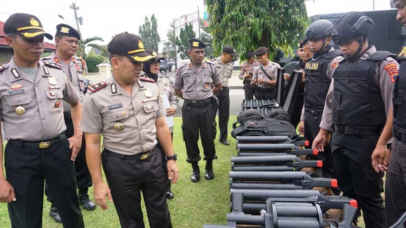 Senpi Lengkap Siap Digunakan Amankan Pemilu