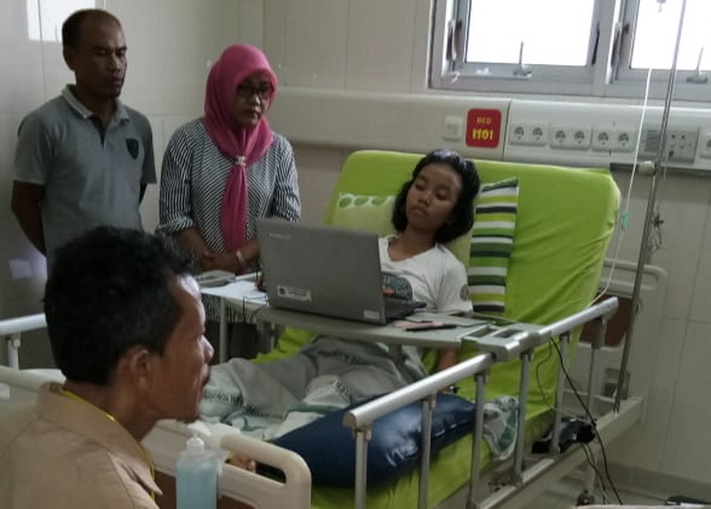 Operasi, Satu Peserta UNBK Susulan Di ICU