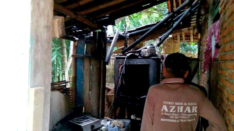 Masak, Dapur Ludes Terbakar