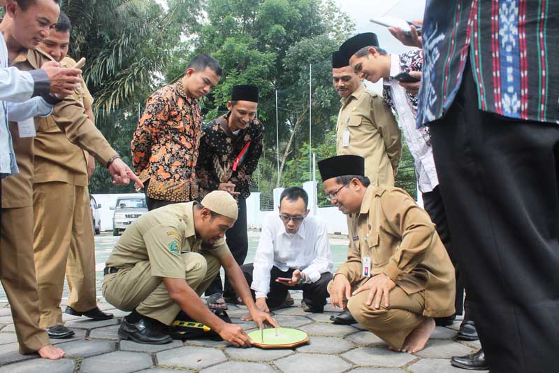 Penyuluh Agama Dilatih Ukur Kiblat