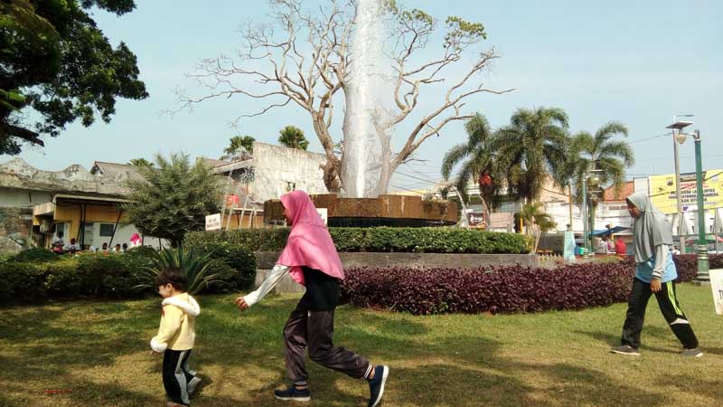 Tak Ada Pedagang, Taman Zebra Sepi Pengunjung