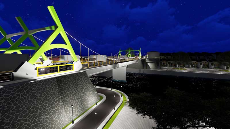 Underpass Dua Bundaran, Jembatan Banjaran Diduplikasi