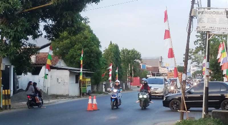 Jalan Menteri Soepeno-Sultan Agung Butuh Marka