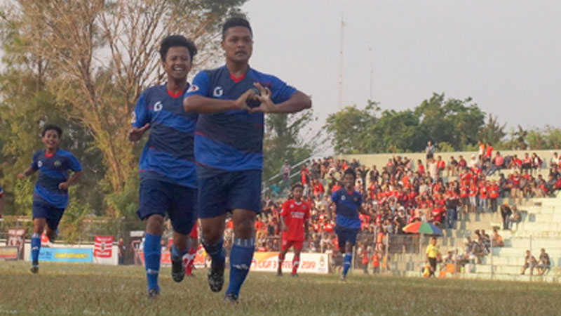 Persibas Banyumas Balas Ketertinggalan Gol Penalti