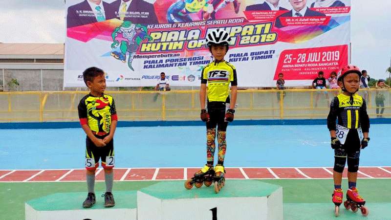 Tiga Atlet Banyumas Raih Juara Umum di Kejurnas Sepatu Roda