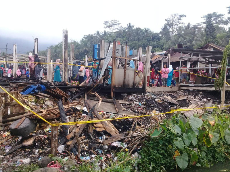 Kerugian Kebakaran Pasar Runjang Desa Tunjungmuli Purbalingga Capai Rp 800 Juta Pemdes Siapkan Shelter