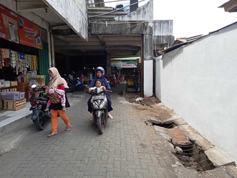 Mampet, Drainase Pasar Gede Baru Dianggar Tahun Depan