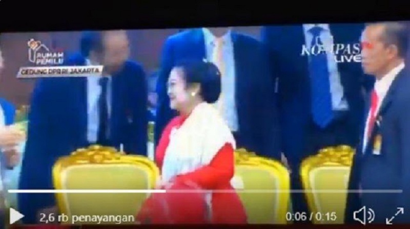 Megawati Mlengos, Surya Paloh Tertawa