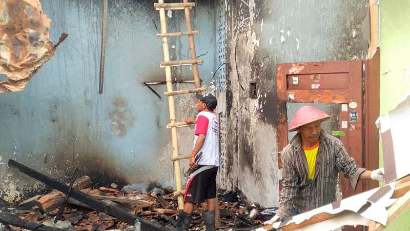 Pasca Kebakaran, Asrama MTsN 1 Mulai Ditangani