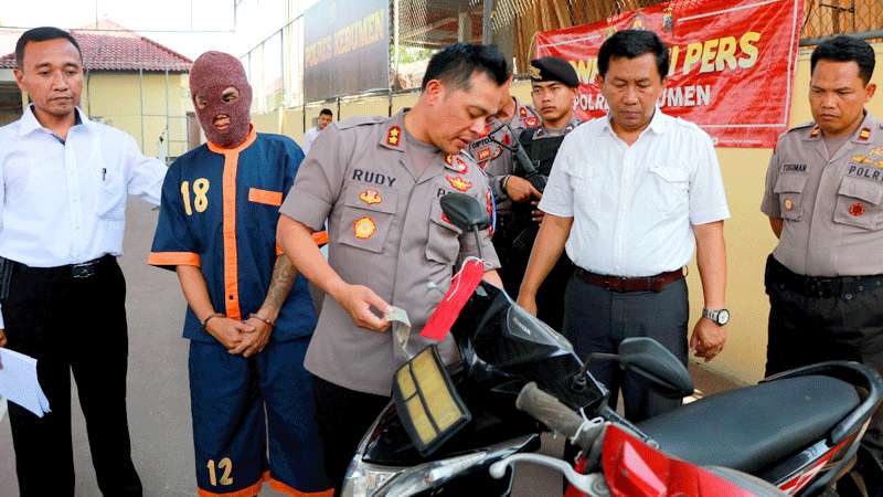 Polres Kebumen Ungkap Tiga Kasus Curanmor