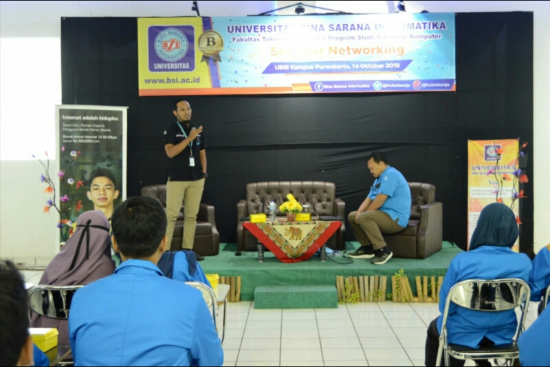 Prodi Teknologi Komputer UBSI Gelar Seminar Networking