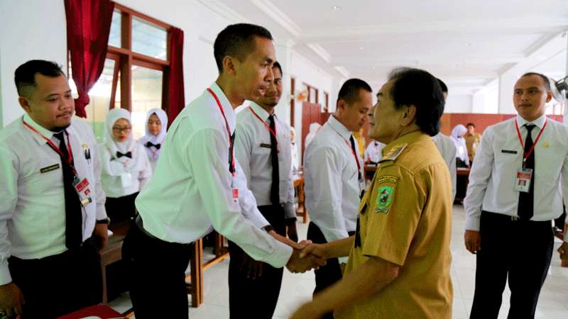 Puluhan CPNS Banjarnegara Digembleng
