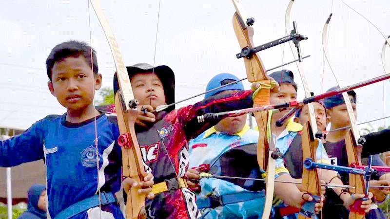 Ratusan Pemanah Cilik Berkumpul di Islmaic Center Kebumen