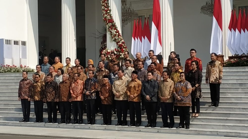 Inilah Susunan Lengkap Menteri dan Anggota Kabinet Indonesia Maju Jokowi - Ma'aruf