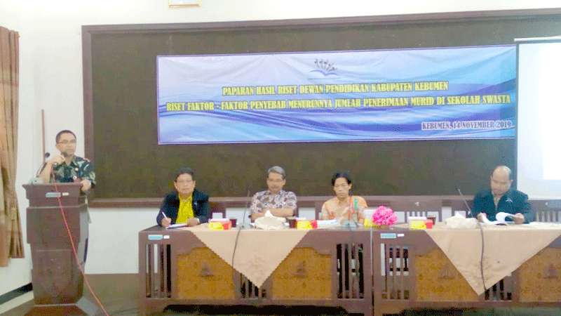 DPK Kebumen: Minat Bersekolah di Swasta Turun