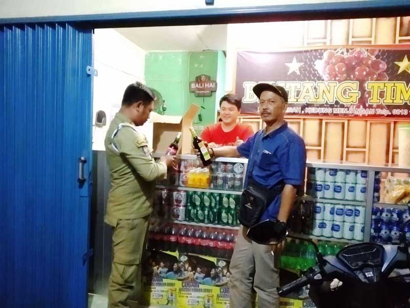 Jelang Tahun Baru, 36 Botol Miras Diamankan