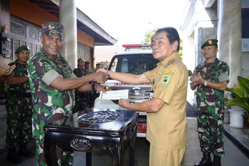 Kodim dan DPUPR Dapat Kendaraan Operasional