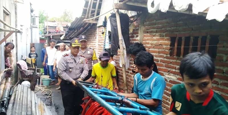 Gudang Inventaris RT Ludes Terbakar