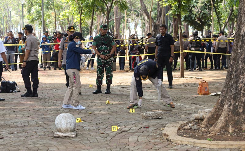 Granat Meledak di Monas, Dua Orang Anggota TNI Terluka