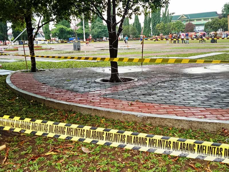 Larangan Injak Rumput Sering Dilanggar