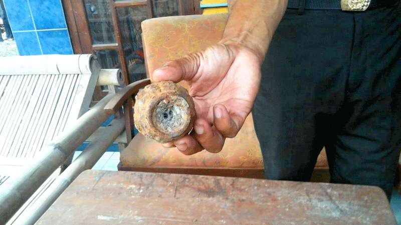 Penemuan Granat Nanas di Nusawungu Gegerkan Warga