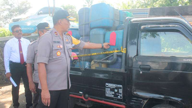 Polisi Ungkap Penjualan BBM Tanpa Izin