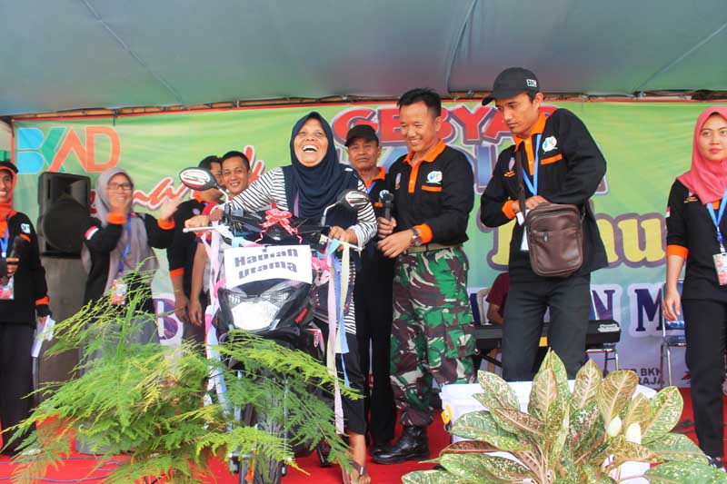 UPK Mandiraja Gelar Undian Berhadiah