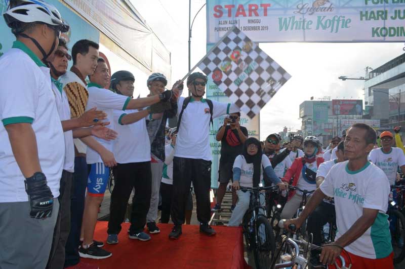 Peringati Hari Juang TNI AD, Gelar Fun Bike dan Senam Sehat