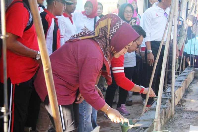 Dua Rumah Tak Layak Huni di Kutasari Direhab