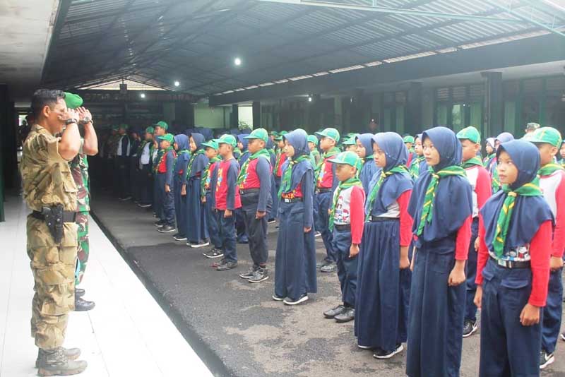 Kodim Tanamkan Kedisiplinan pada Siswa SD Muhammadiyah