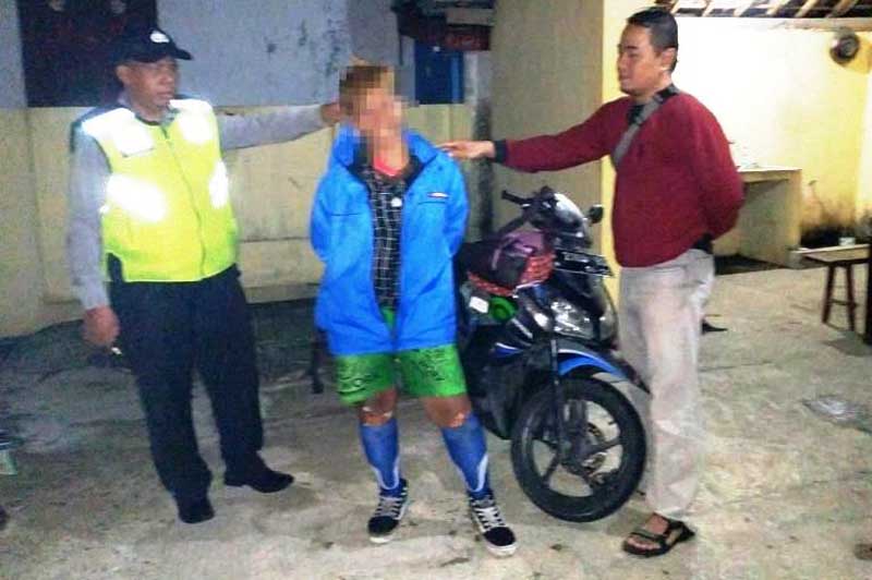 Pencuri Sepeda Motor Ditangkap   Saat Kendarai Motor Curian