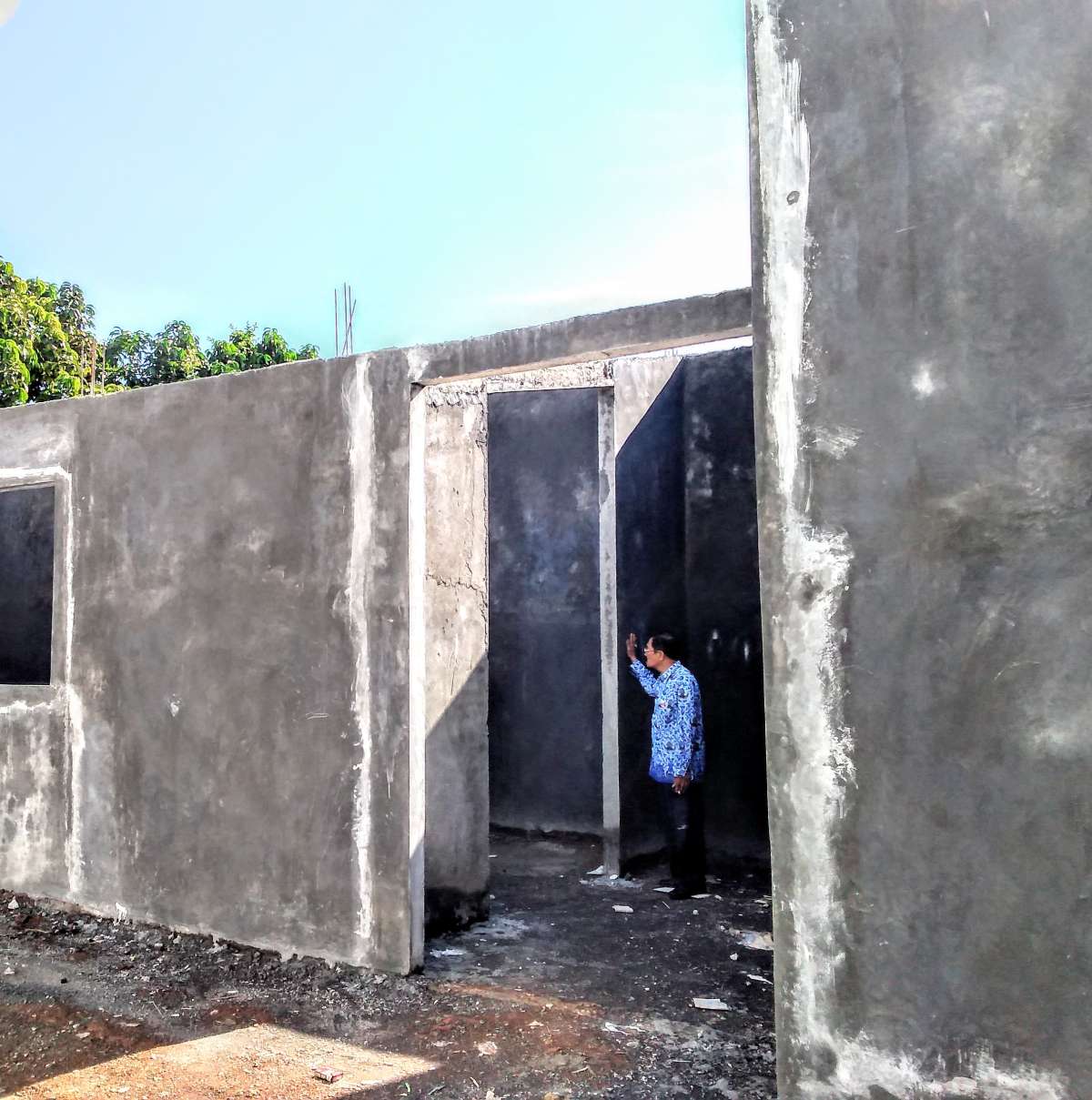 Proyek Gedung untuk Pedagang Daging Tak Rampung