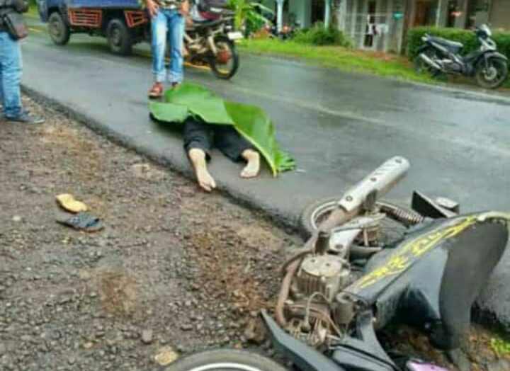 Tabrak Lari, Seorang Pria meninggal Dunia di Jalur Desa Karangrau Banyumas