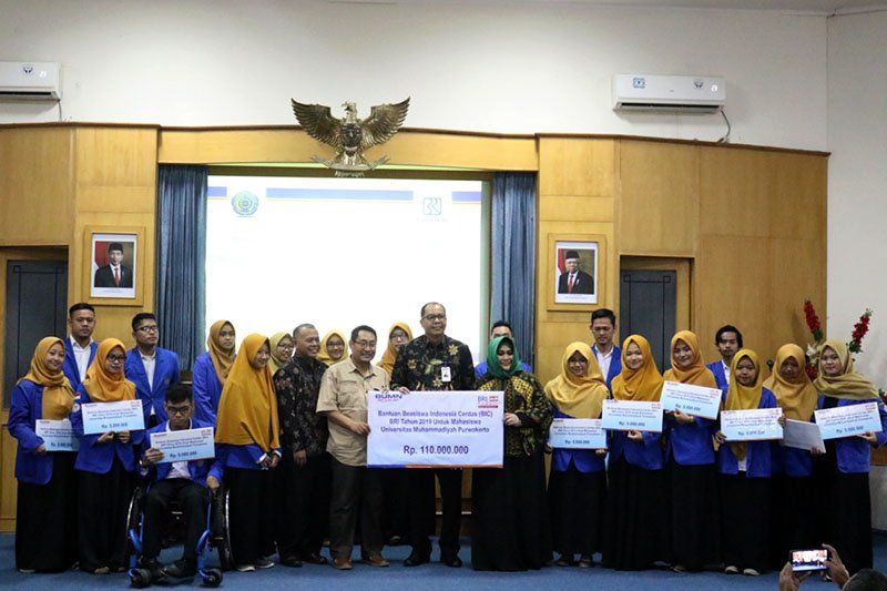 22 Mahasiswa UMP Terima Beasiswa Indonesia Cerdas BRI